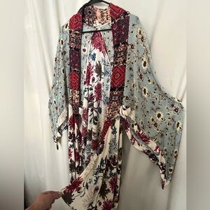 Umgee Multicolor Floral Kimono